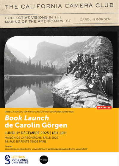 Book launch, The California Camera Club. Collective Visions in the Making of the American West