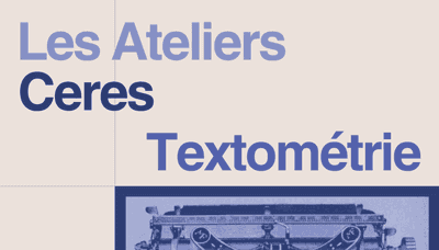 Atelier TXM (Textométrie)