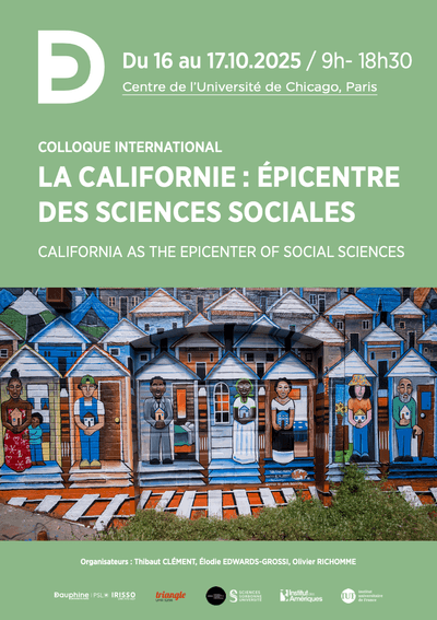Colloque Californie Epicentre des Sciences Sociales